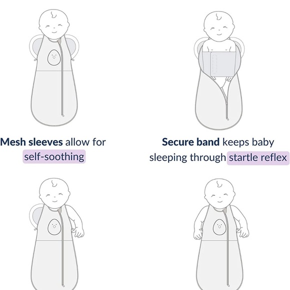 2 nested bean swaddles - Picture 4 of 4